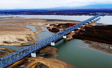 Завершено строительство российской части моста в КНР