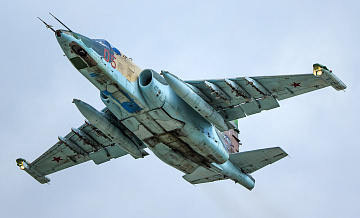 В Белгородской области упал истребитель «Су-25» ВКС РФ